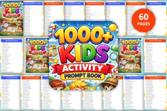 1000 Kids Activity Prompt Book: A Creative Learning Resource for Children