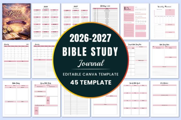 2026–2027 Bible Study Journal KDP: A Daily Guide for Deepening Your Faith
