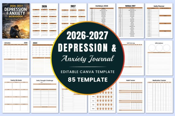 2026–2027 Depression Anxiety Workbook: A Practical Guide to Mental Wellness