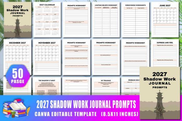 2027 Shadow Work Journal Prompts: A Guide to Inner Healing and Self-Discovery