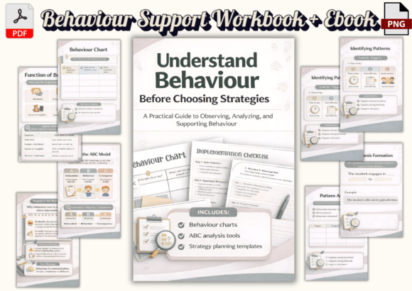 Behaviour Support Workbook Ebook: A Practical Guide for Educators and Caregivers