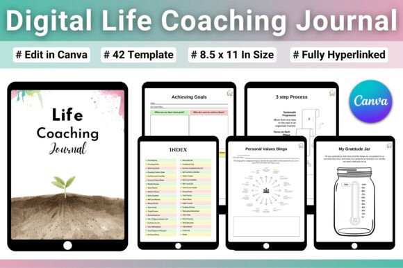 Digital Life Coaching Journal: A Practical Tool for Structured Growth and Goal Achievement