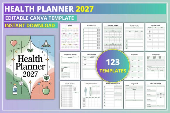 Editable Health Planner 2027: A Comprehensive Tool for Wellness and Productivity