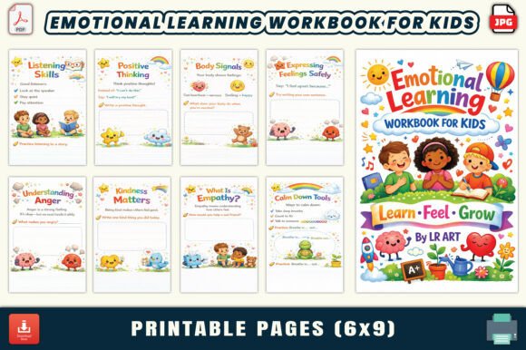 Emotional Learning Workbook for Kids – A Strategic Tool for Emotional Development