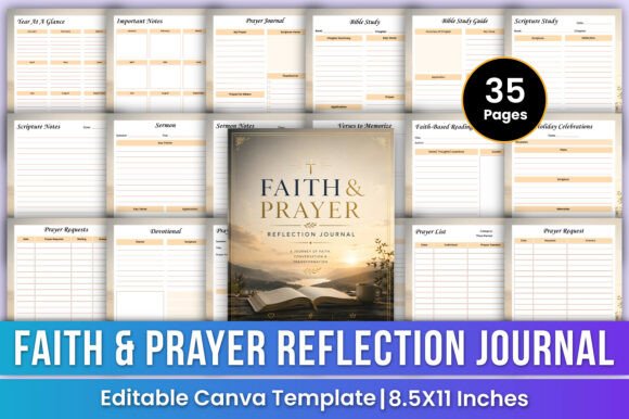 Faith Prayer Reflection Journal Canva: A Practical Tool for Spiritual Growth and Daily Devotion