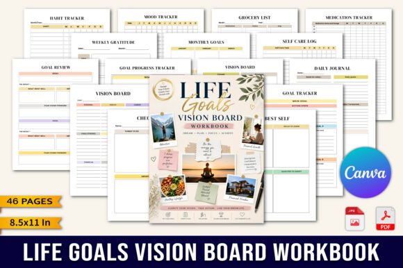 How the Life Goals Vision Board Workbook Can Transform Your Daily Life