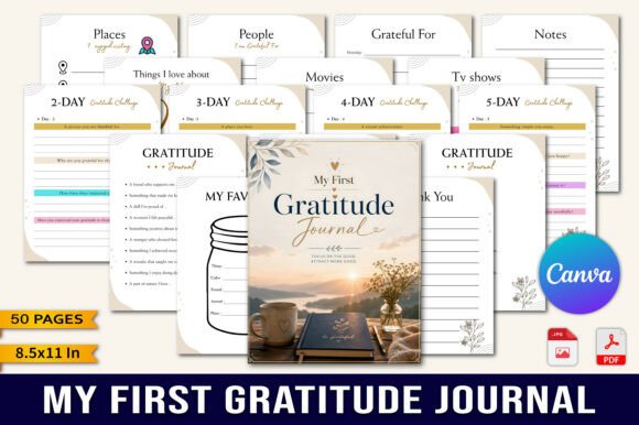 My First Gratitude Journal: A Simple Way to Cultivate Joy and Mindfulness