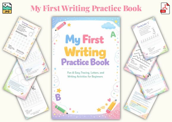 My First Writing Practice Book: A Gentle Introduction to Early Writing Skills