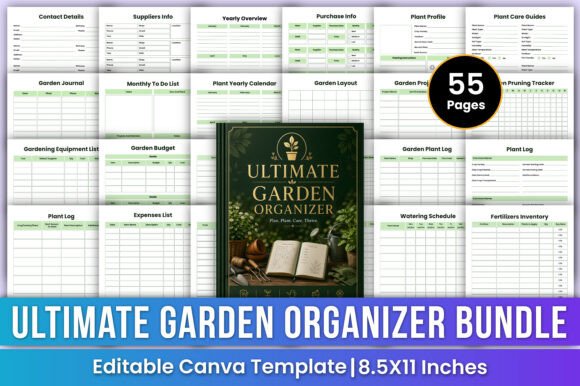 Ultimate Garden Organizer Bundle Canva