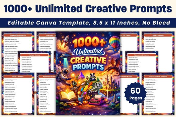 Unlock Endless Creativity with 1000 Unlimited Creative Prompts